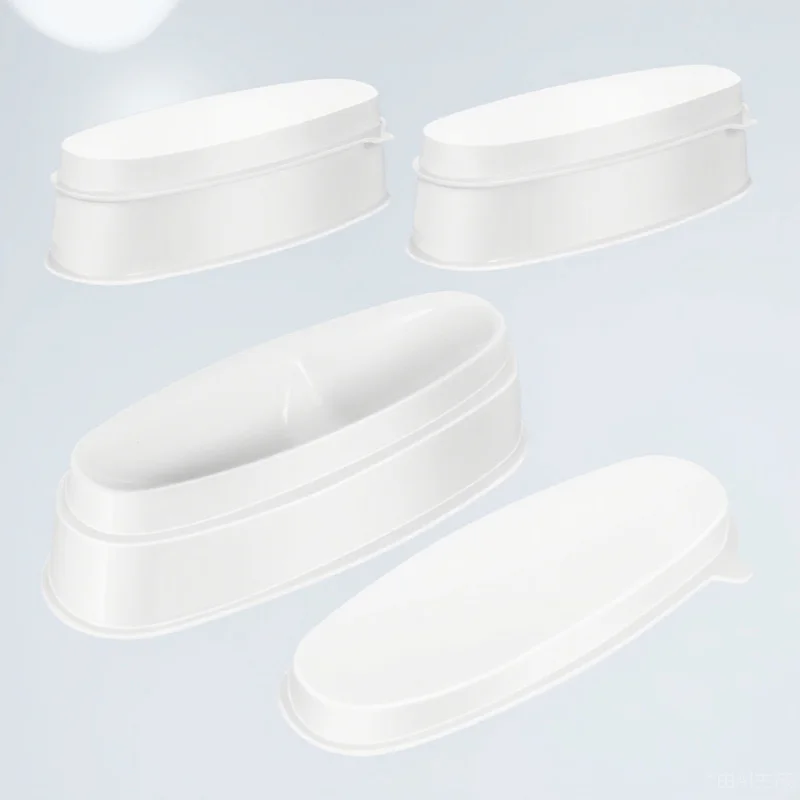 3pcs Nail Dip Powder Tray High-Grade Plastic Dipping Powder Container For French Manicure Gradient Glitter Diy Nail Art Tool