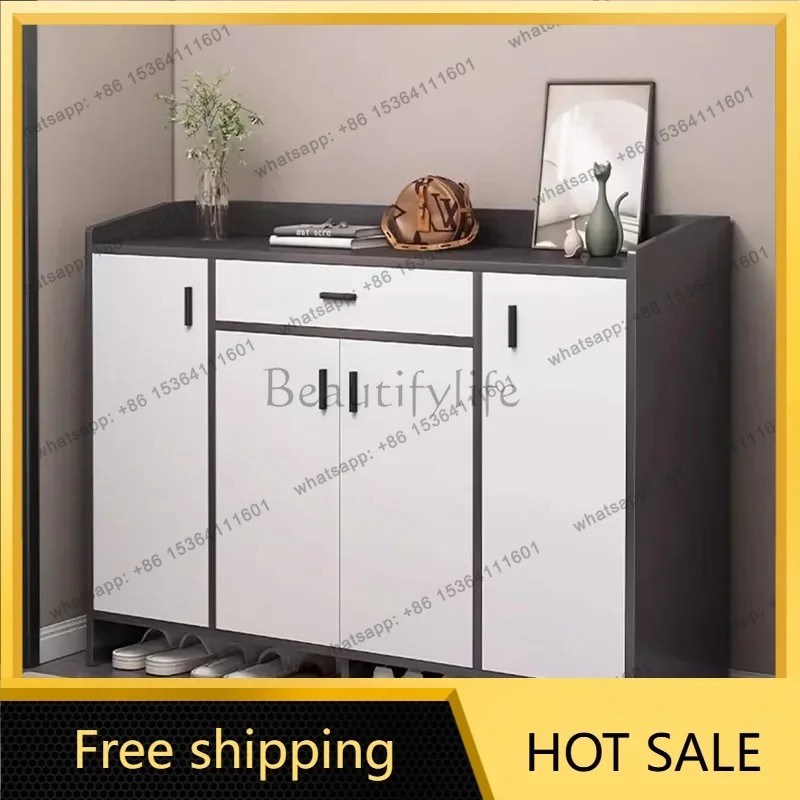 Decoration Modern Shoe Cabinets Luxury Nordic Wooden Organizer Safe Shoe Cabinets Storage