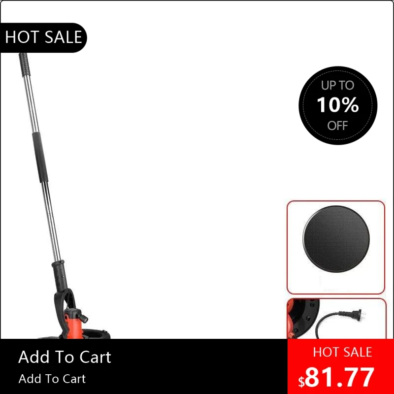 

Ручная шлифовальная машина для измельчения цемента 09816, приемник раствора для полировки пола, стен, шпаклевка, шлифовка порошка Machi 19