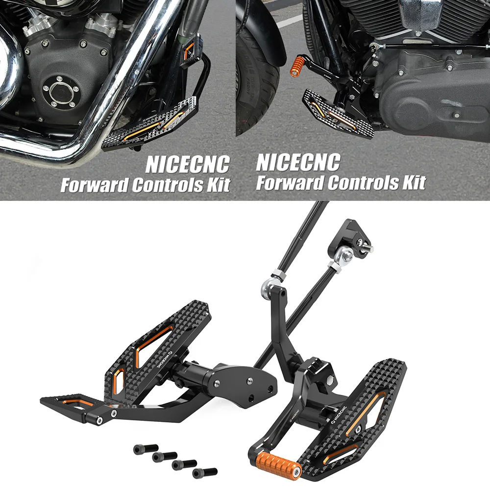 2000-2017 For Harley Dyna Street Bob BFat Bob Low Rider Wide Glide Super Glide Forward Controls Kit Footpeg Brake Shift Lever