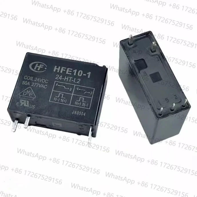 Applicable to2~10PCS HOT NEW HFE10-1 24-HT-L2HFE10124-HTL2DC24V 24VDC 24VDC 50A relay 5PIN