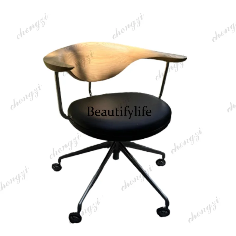 Silla de Oficina Italiana Minimalista TTT, Silla de Juego Moderna de Diseño, Sillas Portátiles de Oficina, Sillas de Oficina