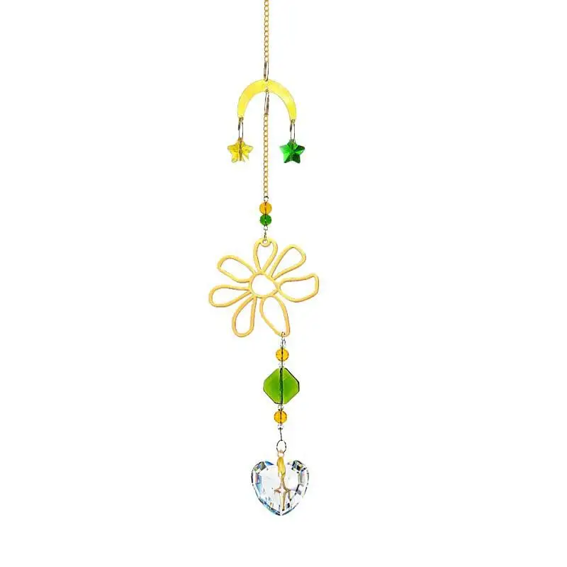 Metal Handicraft Wind Chime Ornament Suncatcher Pendant for Creative Garden Decoration Yard