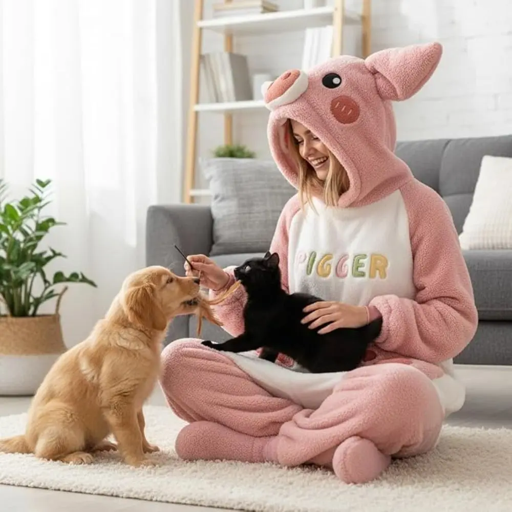 pyjama-combinaison-cochon-en-polaire-corail-avec-poche-coupe-ample-couverture-portable-pour-adulte-design-oreilles-3d-peignoir-chaud-et-confortable