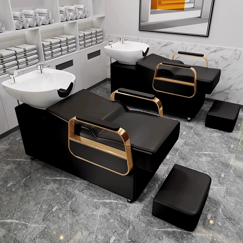 

Elegant Unique Shampoo Chair Luxury Modern Shampoo Chairs Moveis Para Salão De Beleza Baratos Cabeleireiro Salon Furniture