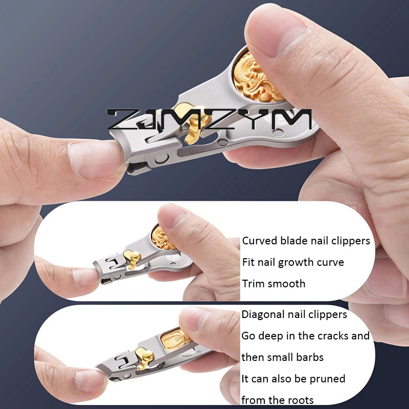 ชุดกรรไกรตัดเล็บแบบเปิดขนาดใหญ่สำหรับกรรไกรตัดเล็บอเนกประสงค์เครื่องมือที่ตัดเล็บบ้าน