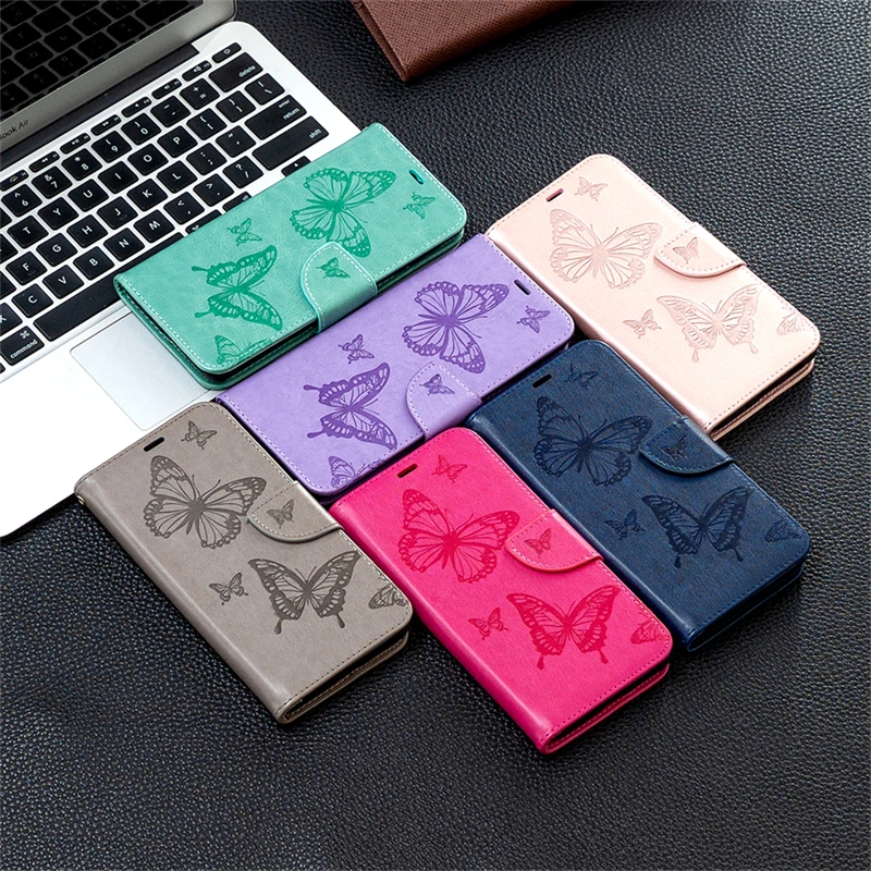 Butterfly Pattern Case For iPhone 14 13 12 11 Pro Max Mini Plus SE 2020 2022 Magnetic Leather Wallet Flip Book Case Cover Funda