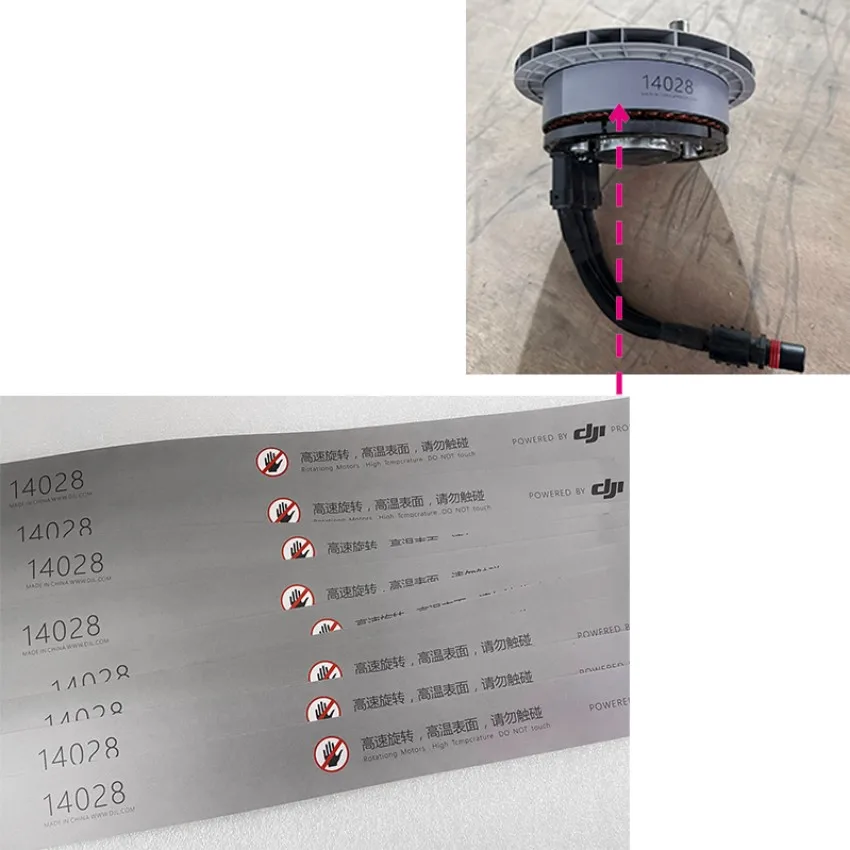 

14028 Motor Sticker for DJI T60 Crop Protection UAV Agricultural Drone New Repair Spare Parts