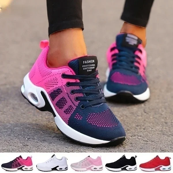 2023 Women Dance Shoes Breathable Mesh Outdoor Light Weight Sports Shoes Casual Walking Sneakers Tenis Feminino Zapatos Mujer