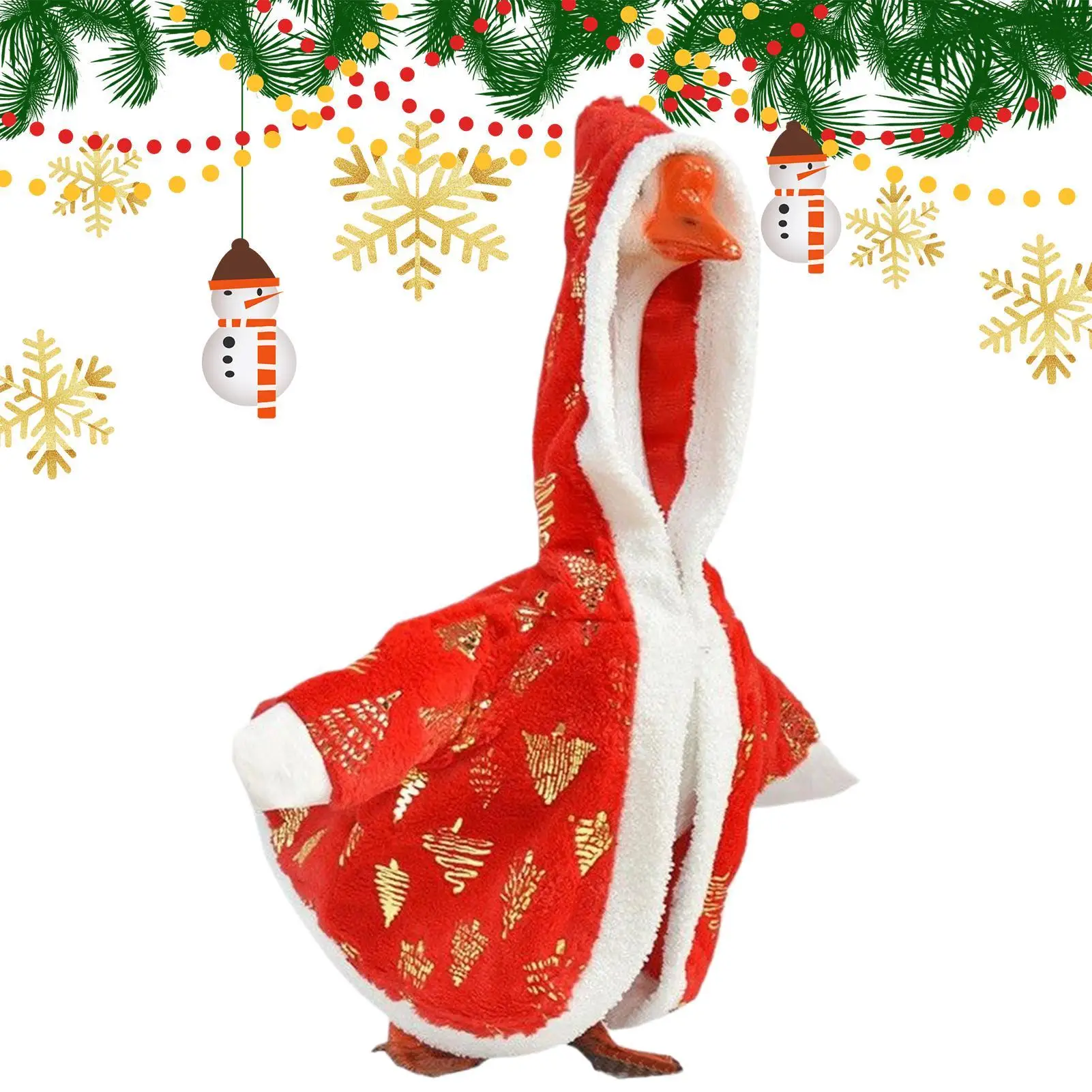 

Наряды для крыльца, рождественский стол, одежда для гусей, 23-дюймовая статуя, одежда для крыльца, двора, сада, лужайки, домашнего стола, праздничной вечеринки