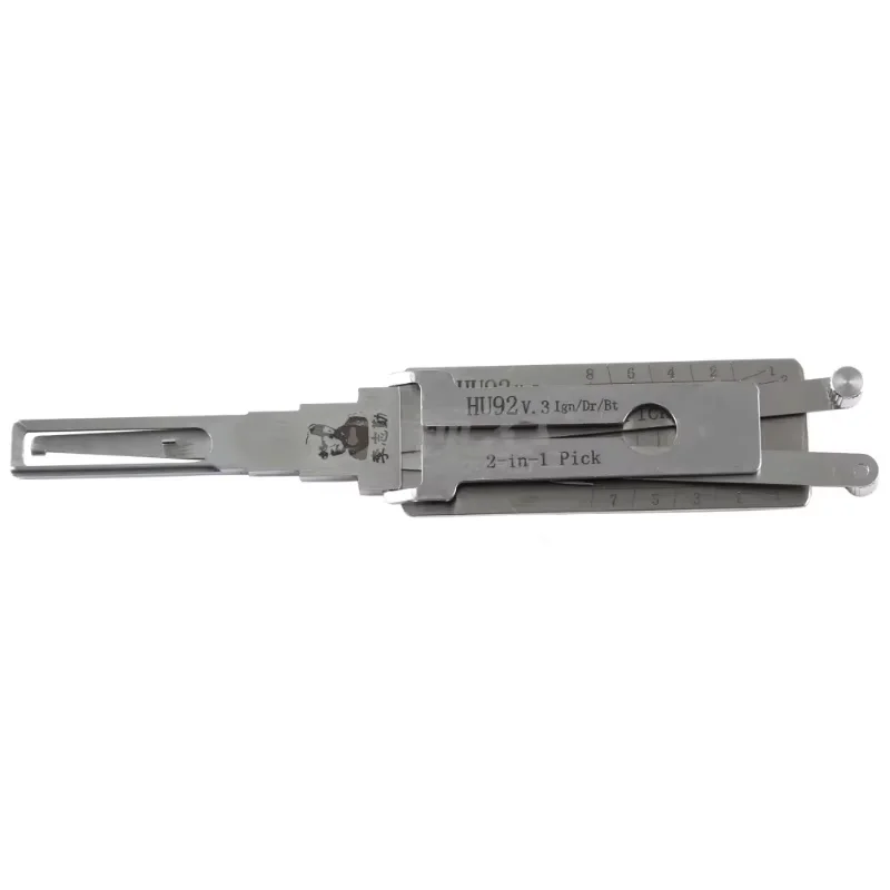 BMW Schlossöffnungswerkzeug für Autoschlösser, Schlüsseldienst-Werkzeuge, Chinesischer Lieferant, Original LISHI HU92 V.3 IGN DR BT HU 92 2 in 1 – Detail 3