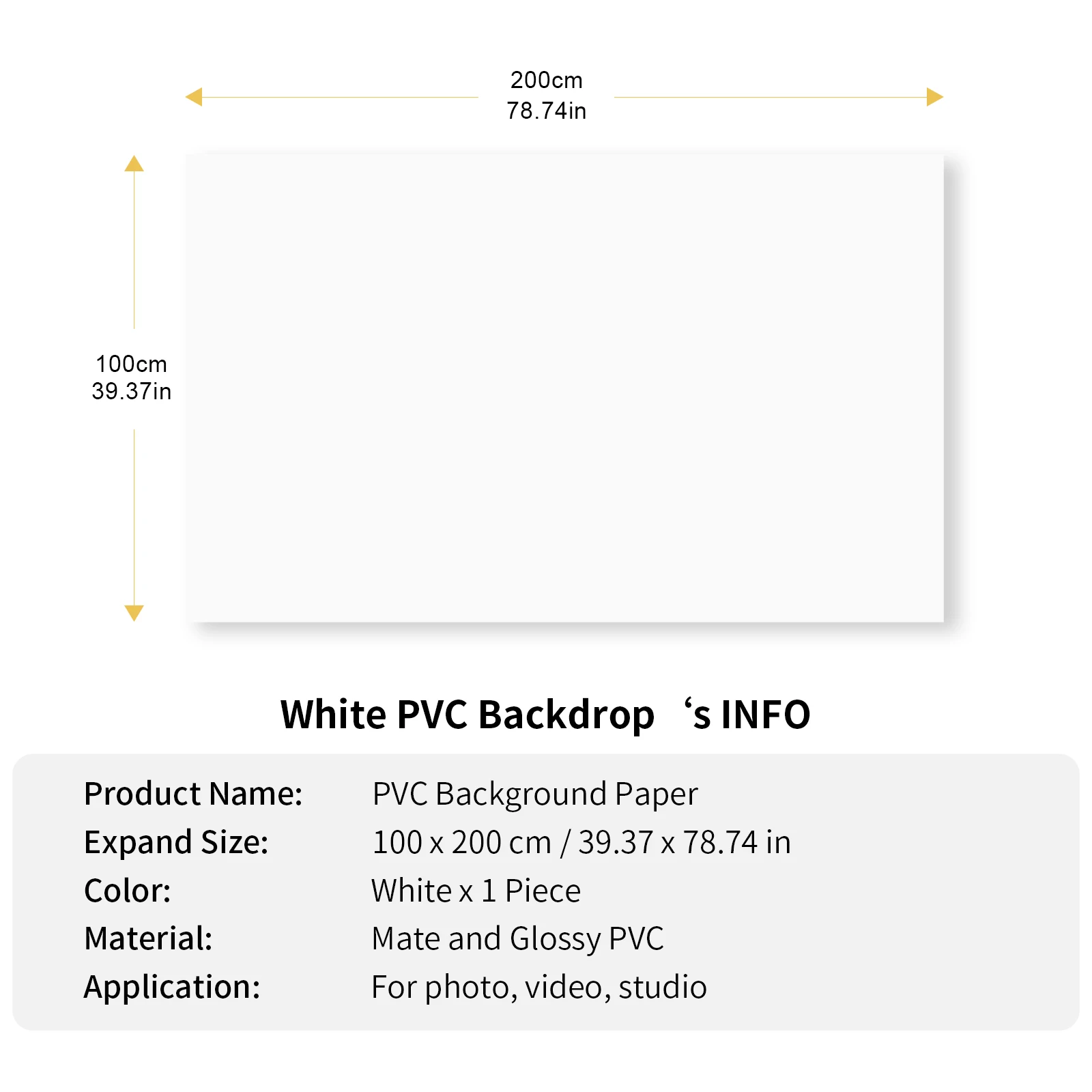 Selens PVC خلفية 120x200 ماتي الصلبة على الوجهين خلفية مقاوم للماء قابل للغسل المضادة للتجاعيد لكاميرا استوديو التصوير الفوتوغرافي