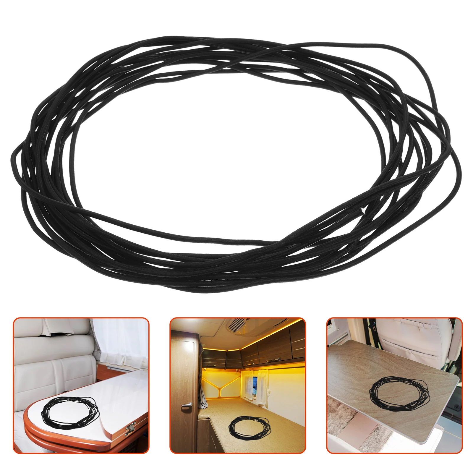 

Multifunctional Rv Accessories Rope 10M Elastic Anti-Falling Baffle Guard Straps For Hanging Cabinet Shelf Fence Travel Safety