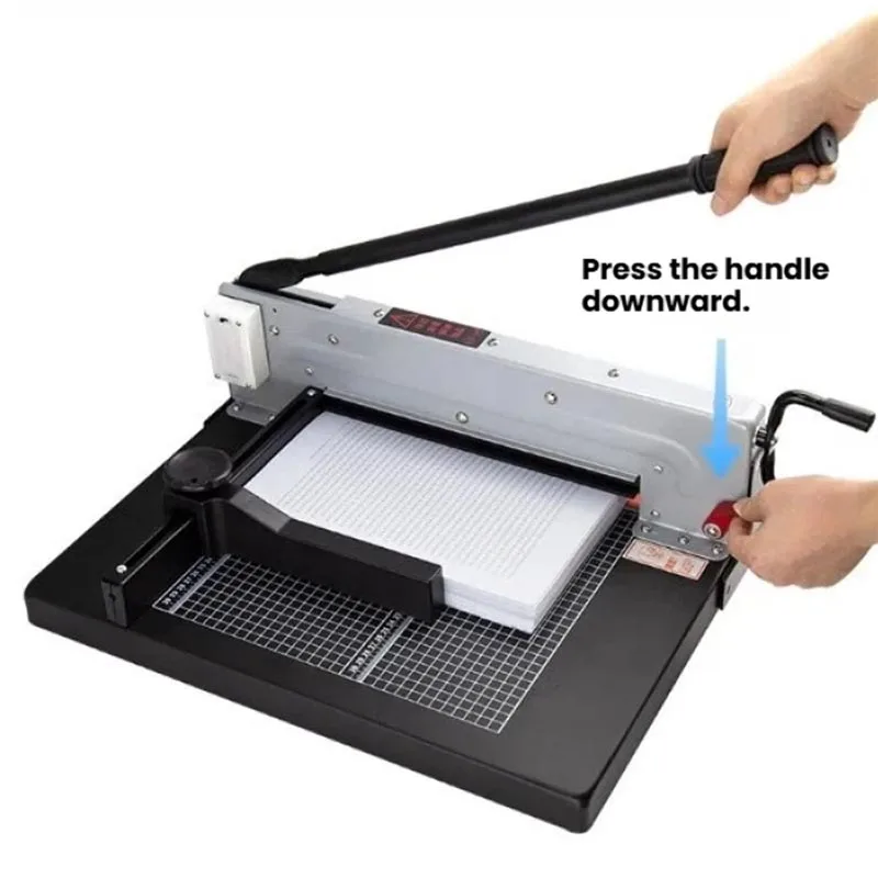 Heavy-Duty Infrared Paper Cutter Photo and Graphic Cutting Thick Paper Cutter Can Cut 400 Sheets Manual Paper Trimming Knife view 5
