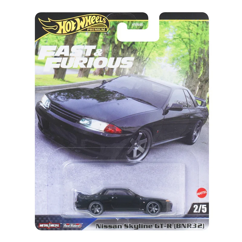 

Original Hot Wheels Premium Car Fast & Furious Nissan Skyline GT-R (BNR32) Toys Boys 1:64 Diecast Vehicles Models Birthday Gift