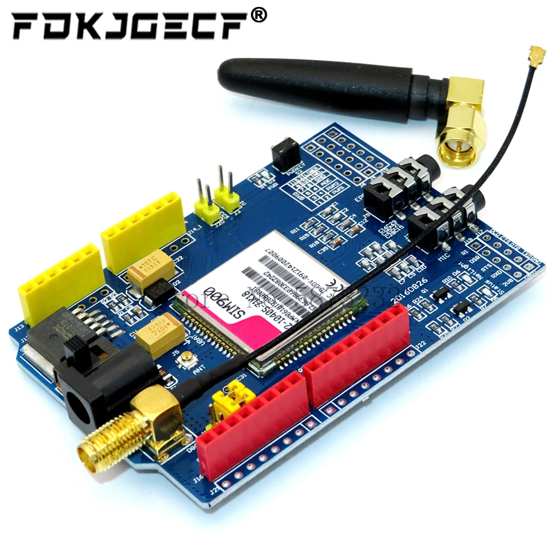 SIM900A / SIM900 V4.0 GPRS/GSM tarcza Development Board Quad-moduł antenowy do Arduino kompatybilny