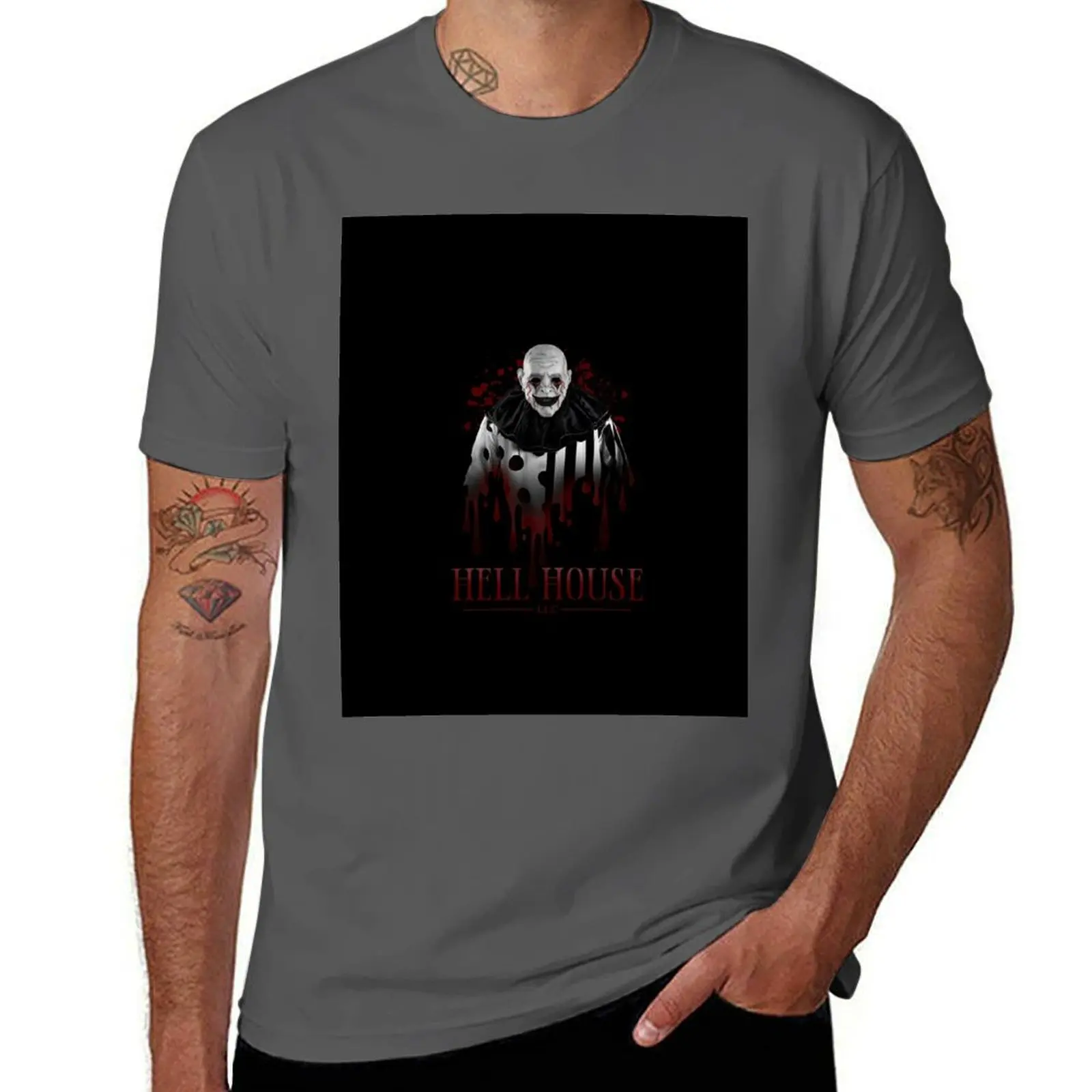 

Welcome to Hell House T-Shirt t shirts for man pack cotton t shirts for man slim fit t shirt man luxury T-Shirt