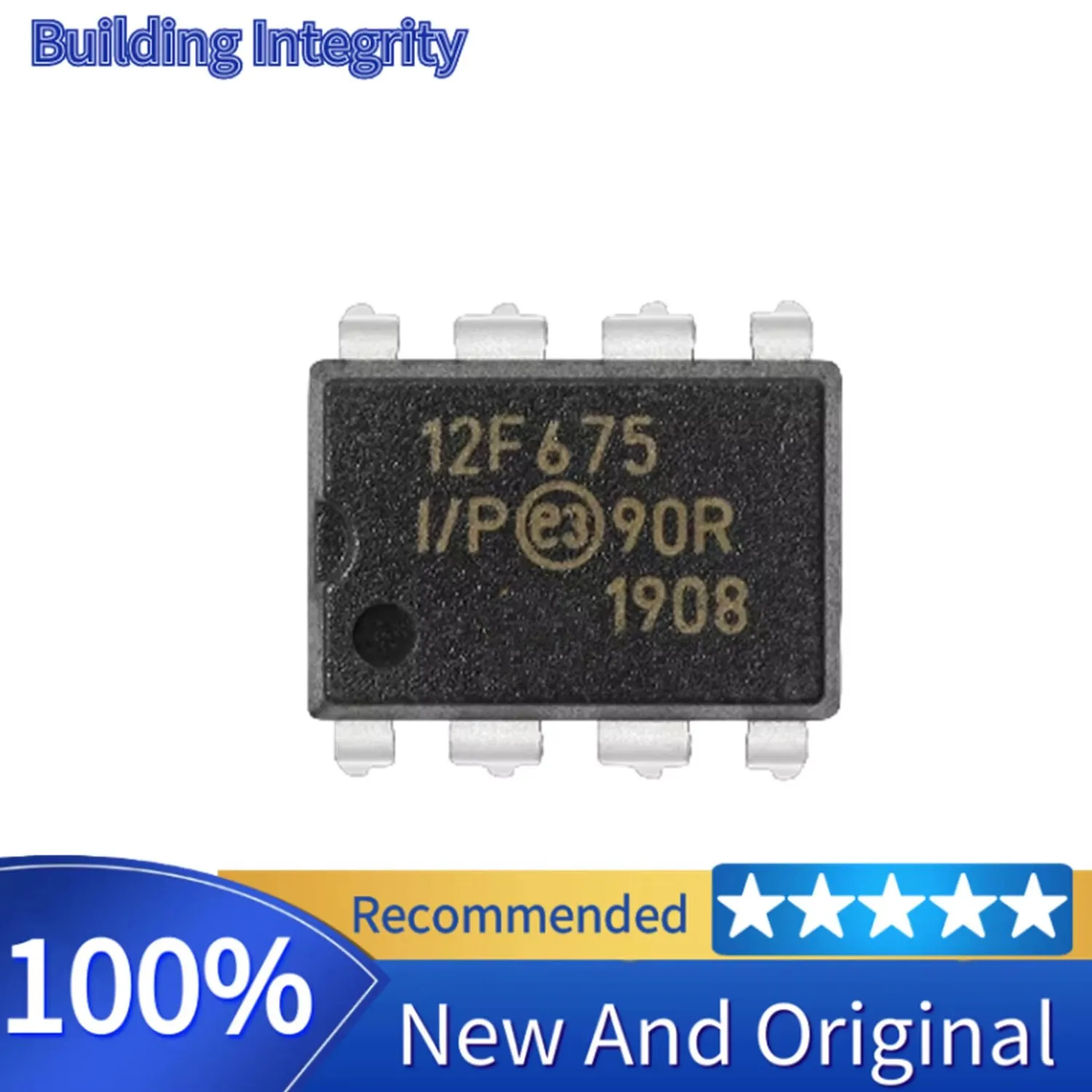 10Pcs PIC12F675-I/P…