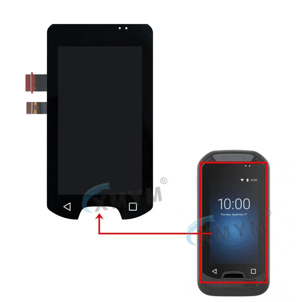 For Zebra EC300K Handheld Mobile Computer Barcode Reader PDA LCD Screen Parts Replacement Repair Use
