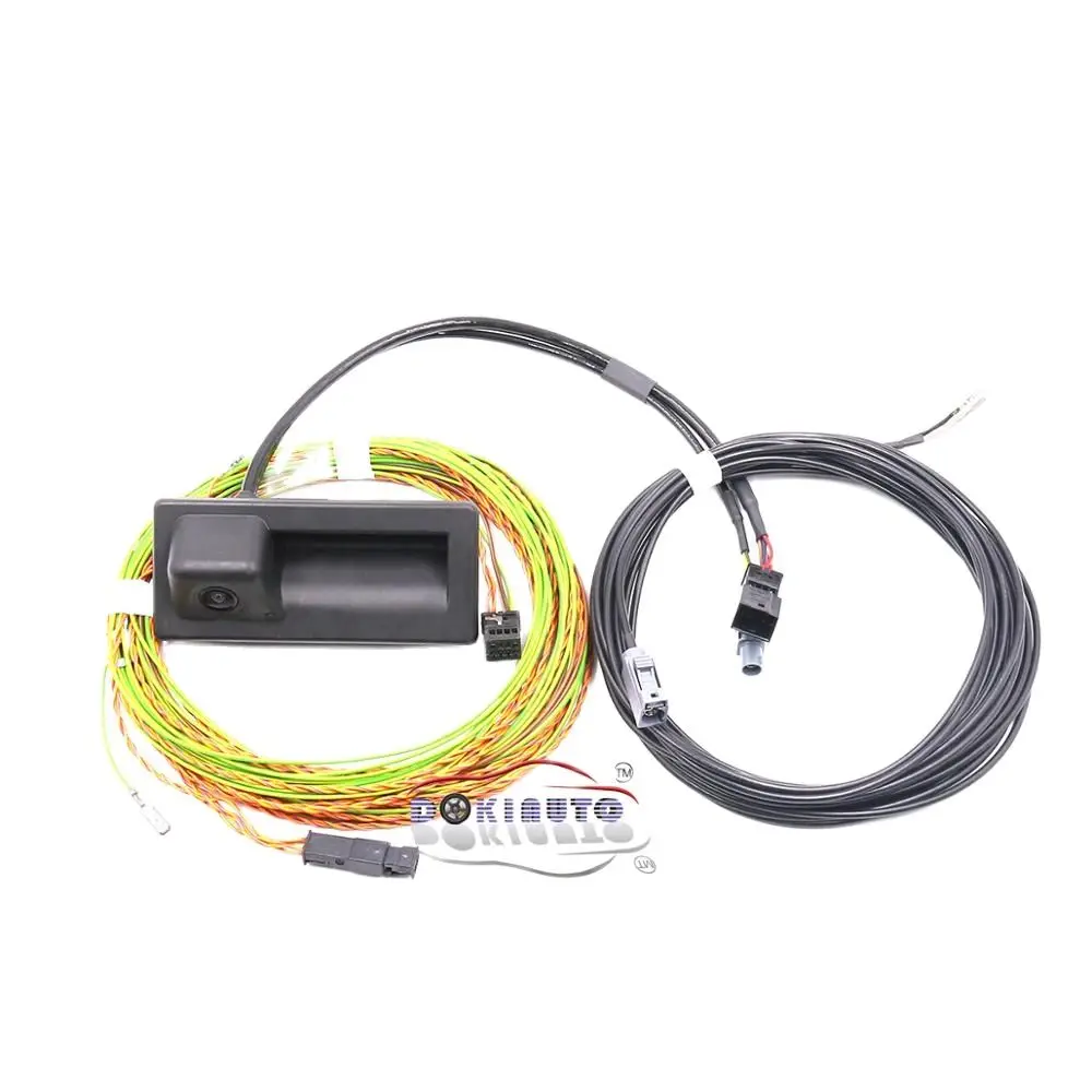 

Rear View Trunk handle Camera with Highline Guidance Line Wiring harness For Audi NEW A4 B9 8W 3V0 827 566L 3V0827566L