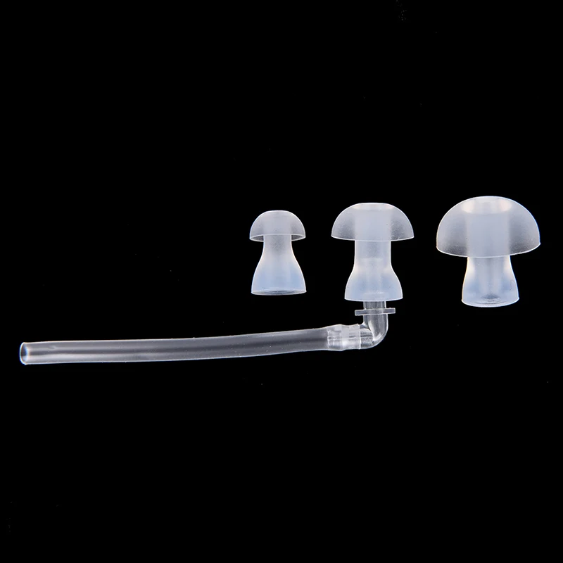 1Tubes + 3 Ear Plugs(L M S) Hearing Aids Accessories Earpiece Hearing Aid Earplug Eartips With Sound Tube