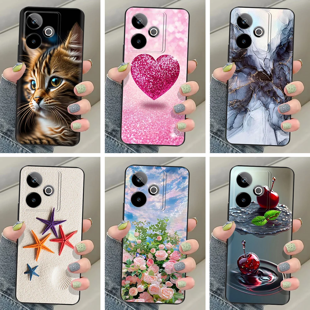 حافظة هاتف لهاتف Realme GT 7 GT 7T 5G النسخة العالمية شل حماية غطاء خلفي من البولي يوريثان لـ Realme GT 7T GT7 7 T حافظة GT7T Coque Capa