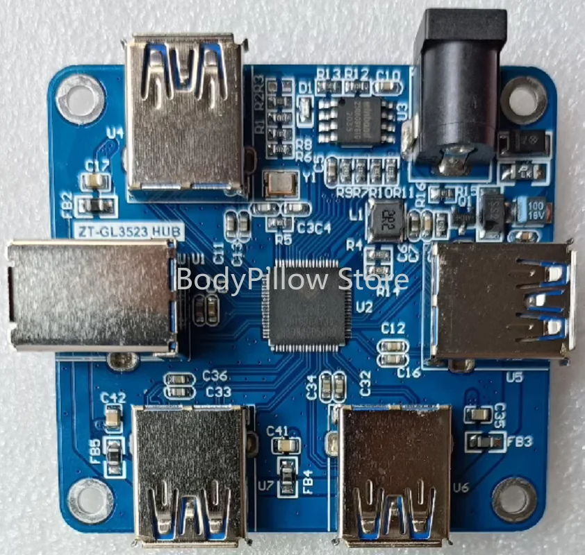 

GL3523 USB3.0 Hub Ноутбук One Drag Four Splitter