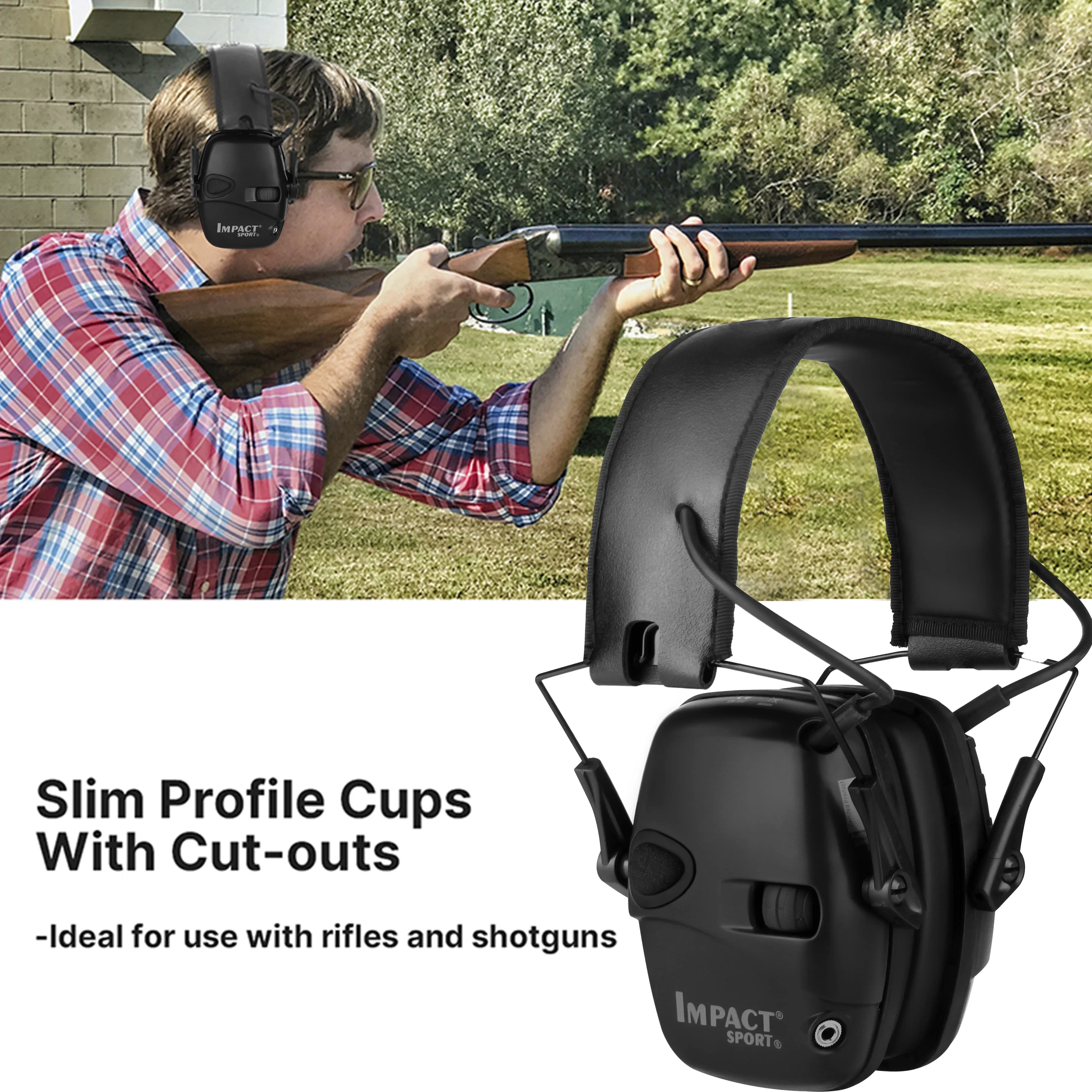 Original Outdoor Tactical Electronic Shooting Earmuff Outdoor Sports Anti-noise Headset Impact Sound Amplification Hearing