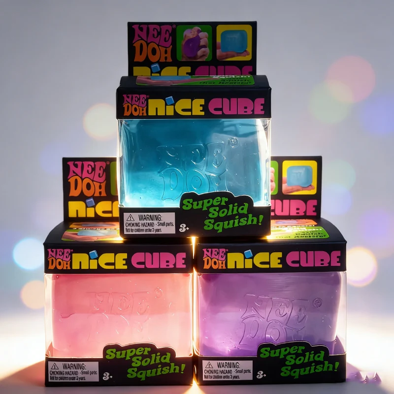 

Schylling Needoh Nice Cube Sensory Fidget Cube Stress Relief Squishy Cube Anti-Anxiety Squeeze Fun Gift Office Stress ReliefItem