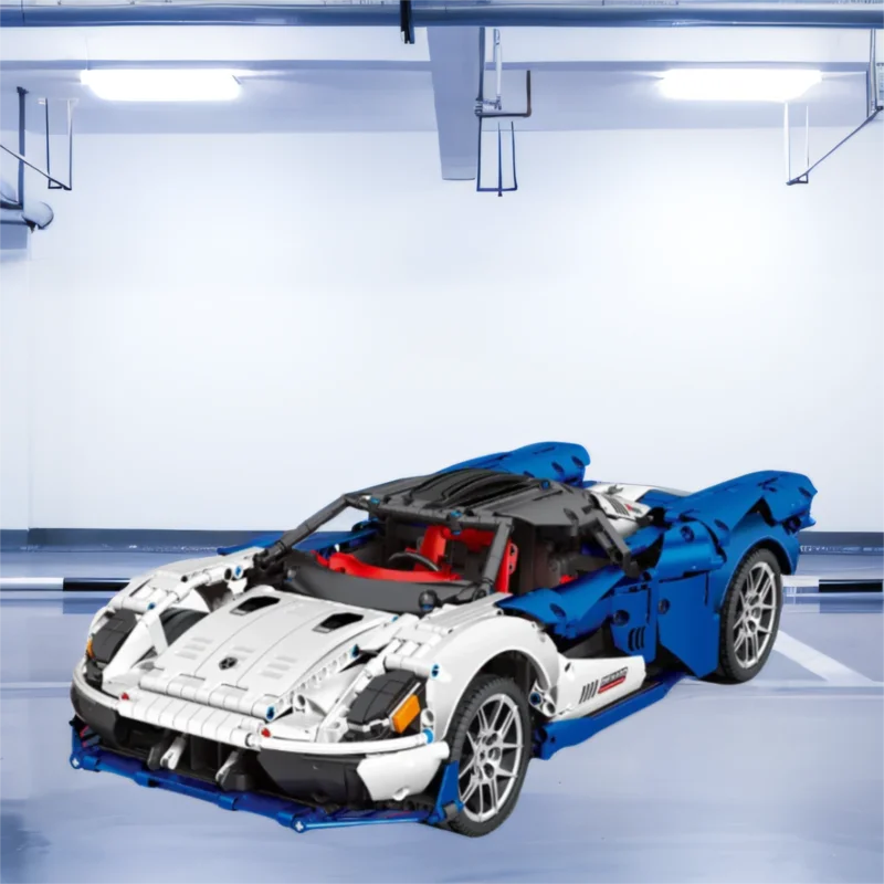 

Super Sport Car Building Block 1:10 Scale Vehicle Cyber 2077 Italian SP3JC Assembly Model Technical Brick Toys For Boys Gifts