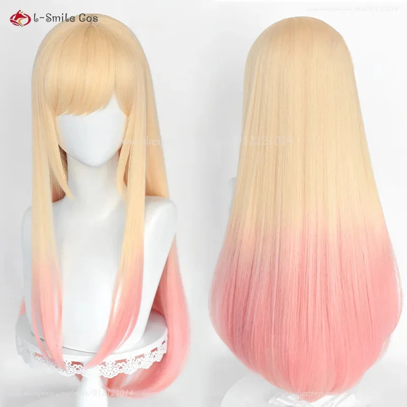 111 www أنيمي مارين كيتاجاوا تأثيري ريزو كيون الشيطان خادمة الأرنب فتاة القط جير لعب الأدوار شعر مستعار مقاومة للحرارة الشعر الاصطناعية + ث