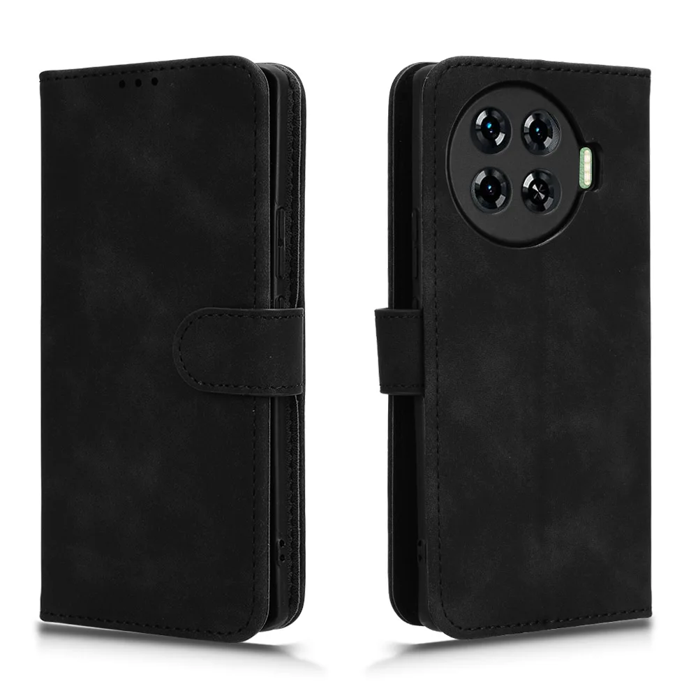 

Magnetic tower buckle Many Card Slot Wallet protective cover For Tecno Spark 20 Pro Plus Shockproof premium leather Phone Case