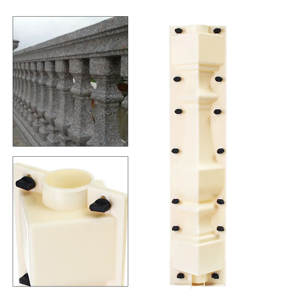 

70CM Column Concrete Plaster Railing Mould Cement Casting Balustrade Molds for Garden Art