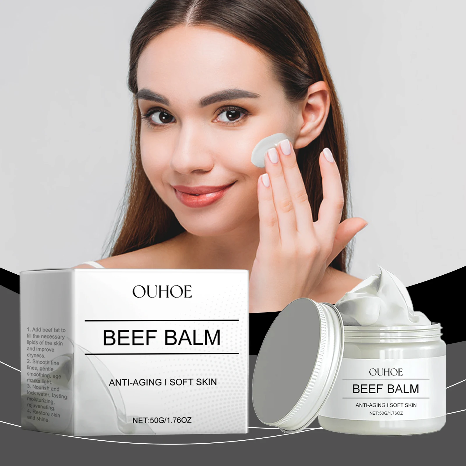 Tallow Moisturizing Cream – Deep Cleansing, Hydrating, Gentle Care for OUHOE