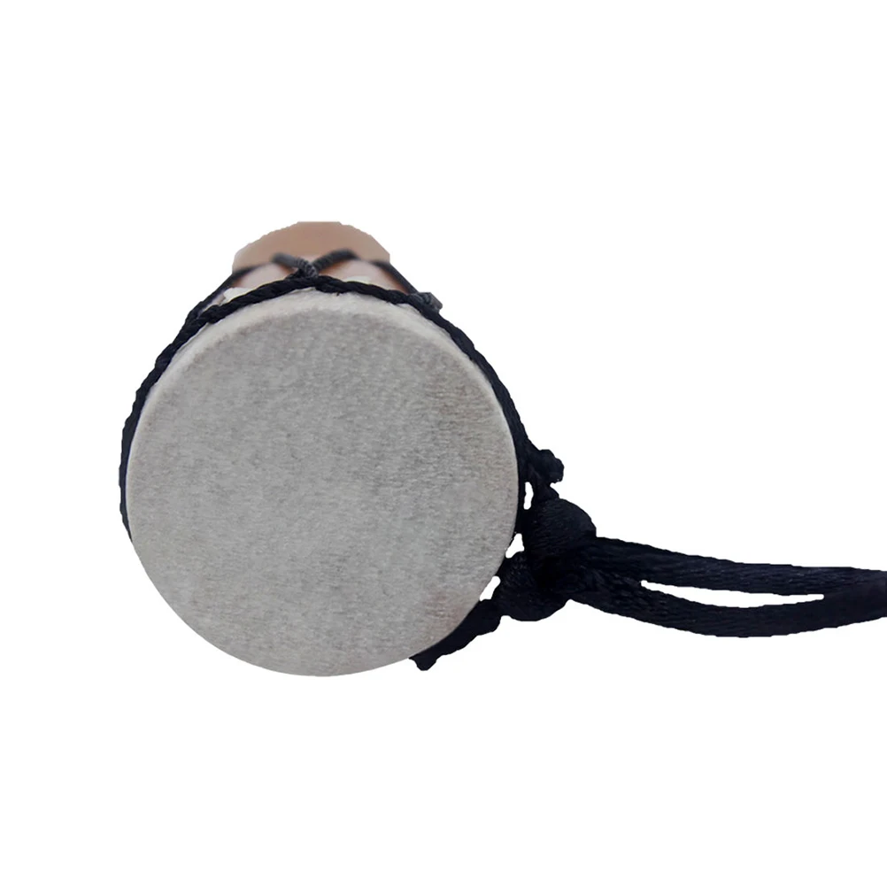 

African Drum Necklace Hand Drums Accessories Wooden Bamboo Party Percussion Instrument Handmade Child