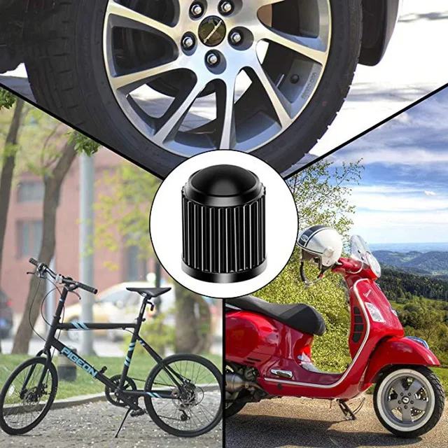20Pcs Car Tire Tyre Valve Caps with O Rubber Ring Dust Covers Plastic Black Grey Red Stem Valve Caps for Cars Motorcycles Bike 2 20Pcs Car Tire Tyre Valve Caps with O Rubber Ring Dust Covers Plastic Black Grey Red Stem Valve Caps for Cars Motorcycles Bike 2