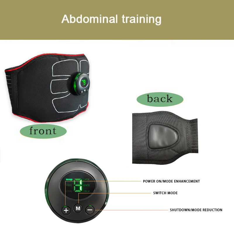 Shaping Waist Belt Body Slimming Massage Belt Exercise Assistance Equipment Fitness Portable Convenient and Easy to Operate