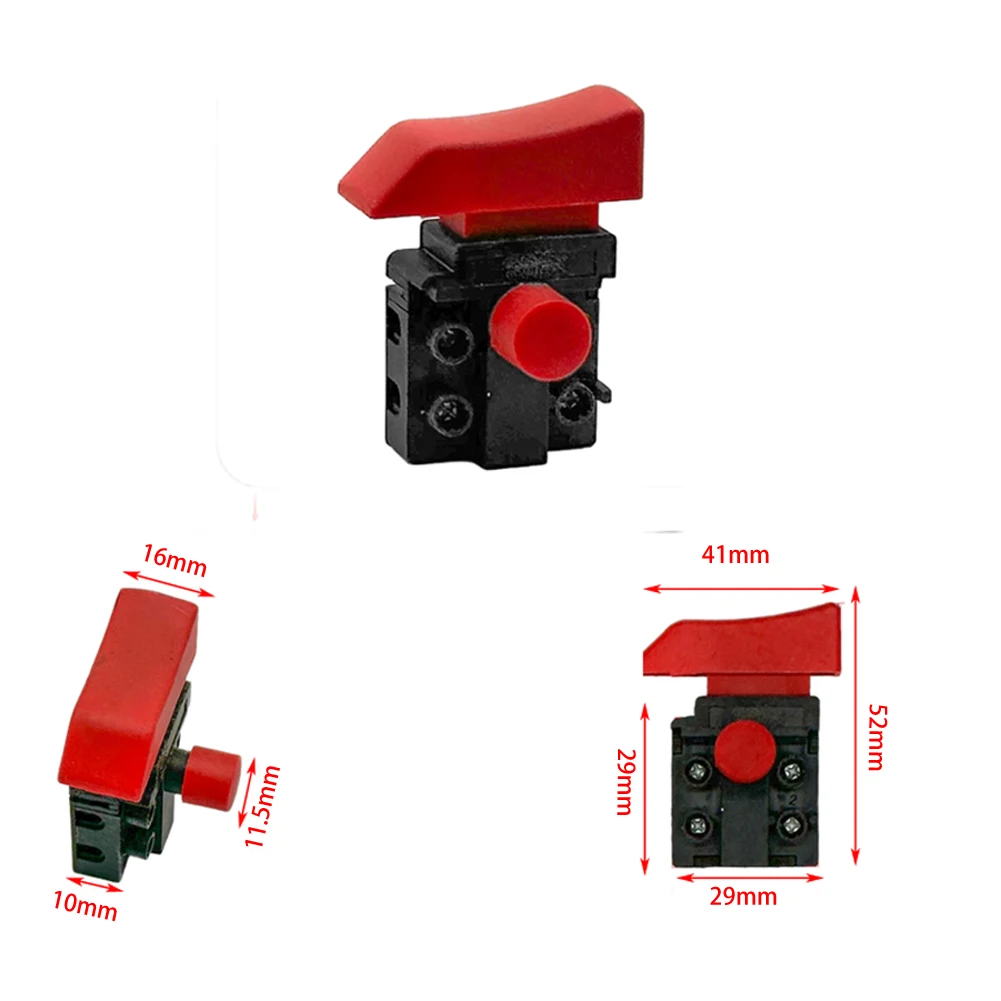 52mm Electric Planer Switch With Safety Lock Compatible For Woodworking Electric Circular Saws Power Tools Switch Systems Parts