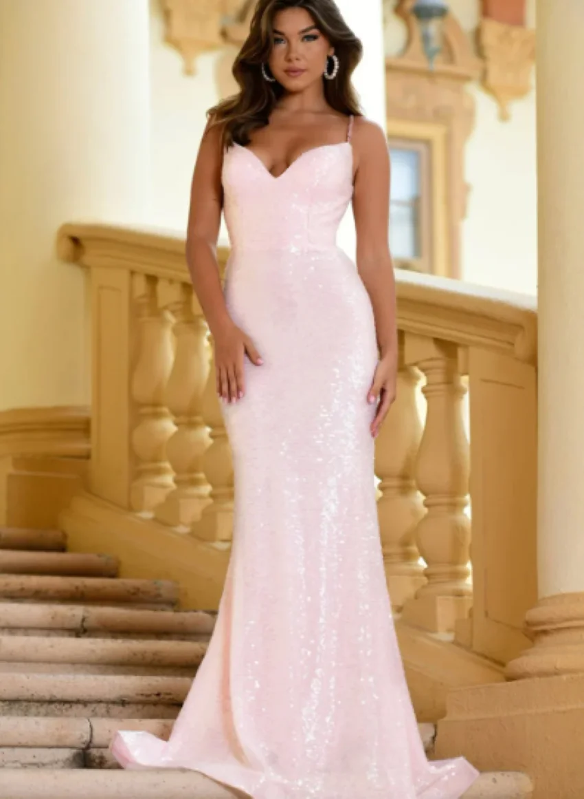 

Sexy Sleeveless Evening Dresses Simple Floor-Length Gown Vestidos De Novia Stylish Spaghetti Straps Prom A-Line Dress 2024
