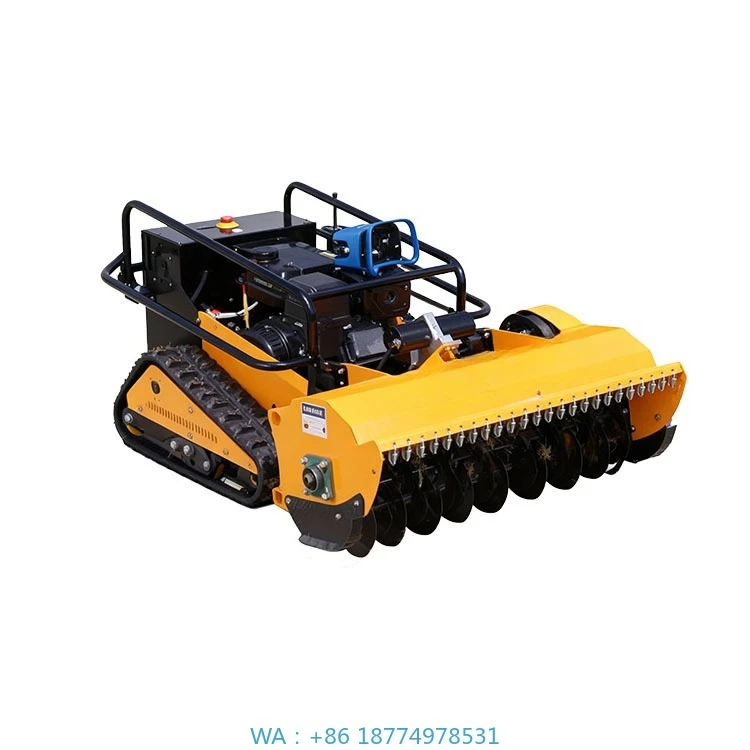 New Technology Remote Control Lawn Mower All Terrain Self-Propelled Lawn Mower Remote Control 4-Stroke