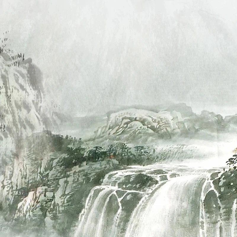 New Chinese Style Abstract Ink Landscape Background Wallpaper Custom Size Mural Nature Scenery Home Decor Wall Papers