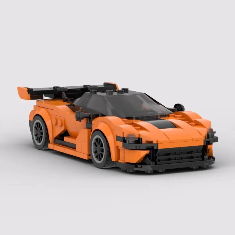 Modèle de voiture compatible Moc 720S GT3, technologie de voiture de sport, bloc de construction modulaire, cadeau de noël, jouet pour enfants, ensemble de bricolage, assemblage