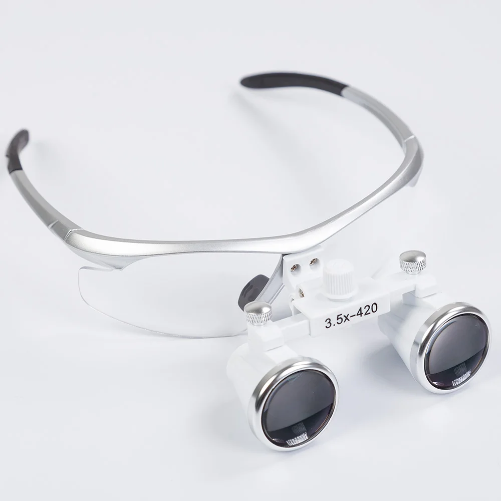 Surgical Wireless Magnification Glasses Medical Vision Head Mounted Headband TTL Ergo Dental Loupes 3.5x 2.5x