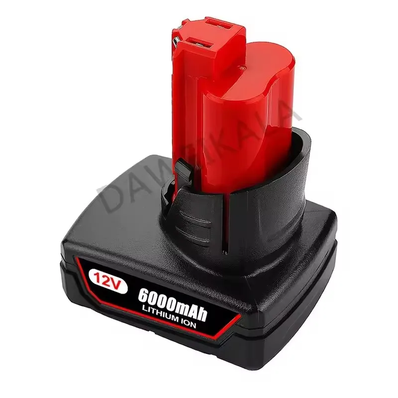 Pro nářadí Milwaukee 12V M12 12V 6Ah Li-ion baterie M12B6 XC 6.0Ah Akumulátorové vrtačky Li-ion baterie 48-11-2402 - náhled 5