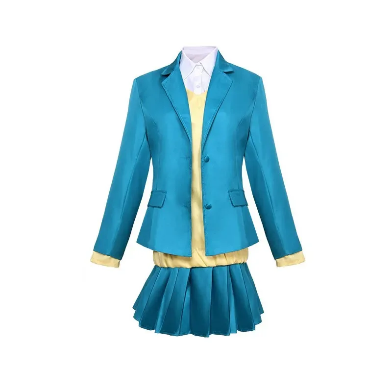 أنيمي الأزرق مربع تشيناتسو كانو تأثيري حلي شعر مستعار فتاة JK زي مدرسي تنورة آو لا هاكو هينا شونو x;2,f;5.n;