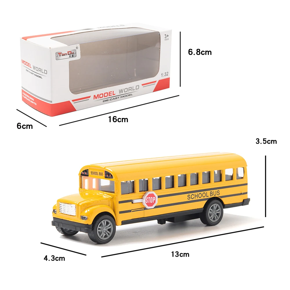 1:70 legierung Hohe Qualität Schule Bus Auto Modell Klassische Pull Zurück Auto Miniatur Fahrzeug Replik Für Sammlung Geschenk für Kinder