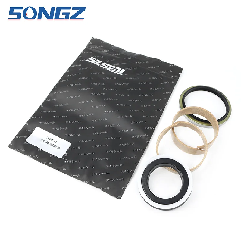 For Komatsu Standard Size Black Ouy Pc200-7 Track Adjuster Seal Kit Excavator