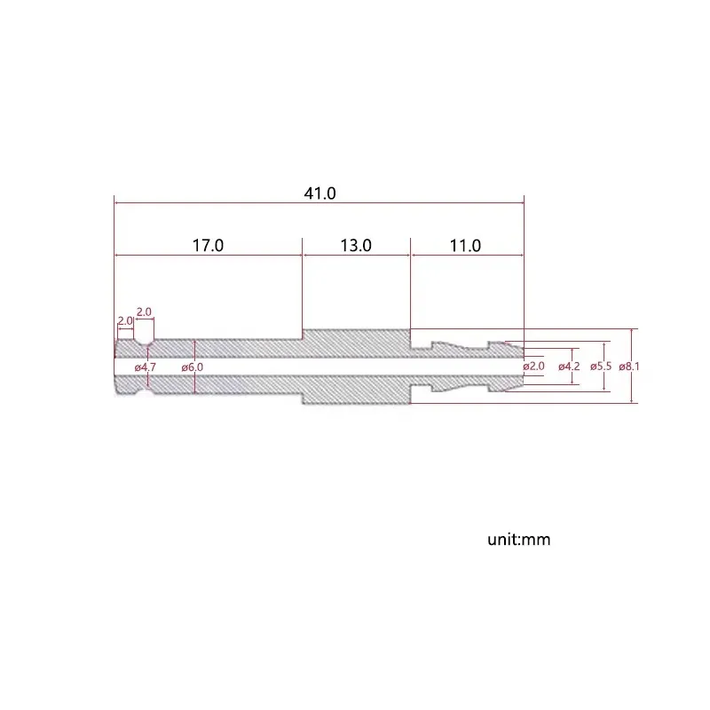 1pcs NIBP blood pressure cuff airway metal connector compatible with M Philips ECG monitor accessories