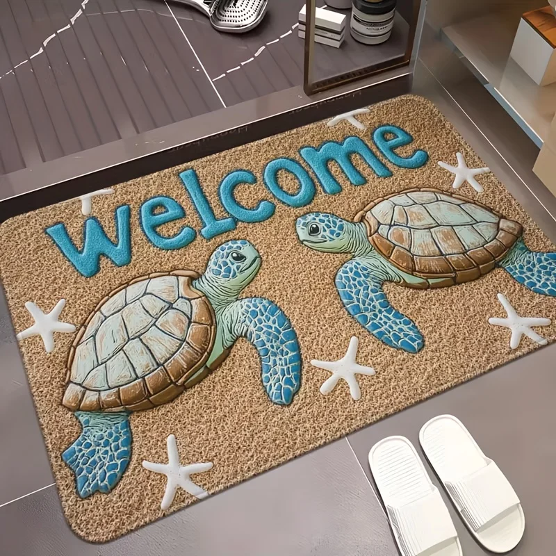 Elegant Decor Floor Mat Majestic White Tiger with Gilded Floral Vintage Scroll Graphic Decor Rug for Home Entryway Mat