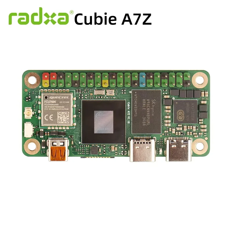 Risa Radxa Cubie A7Z Quanzhi SOC octa-core CPU dual-screen display RISC-V co-control